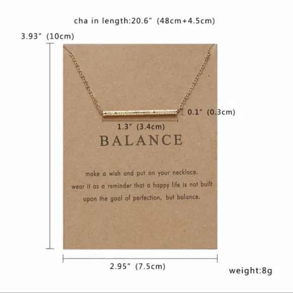 NEW Balance Necklace - Picture 3 of 6